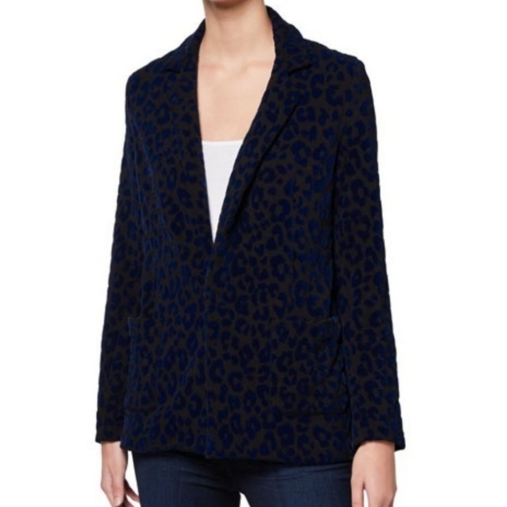 Majestic Filatures Leopard Velvet Blazer 4